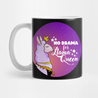 No Drama For Llama Funny Humor Cute Llama Quote Mug